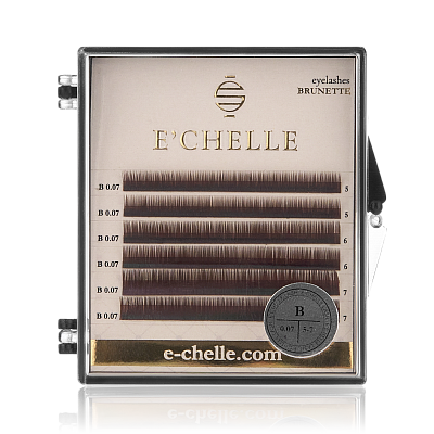 РЕСНИЦЫ E'CHELLE BRUNETTE MINI MIX