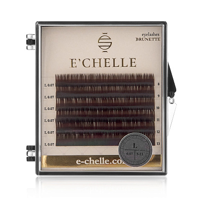 РЕСНИЦЫ E'CHELLE BRUNETTE MINI MIX L 