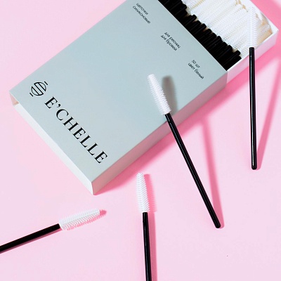 ЩЕТОЧКИ СИЛИКОНОВЫЕ E'CHELLE (50 ШТ)
